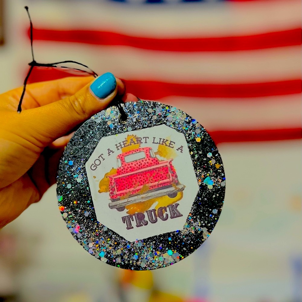 Heart like a truck Car Freshie | Country Music | Cowboy